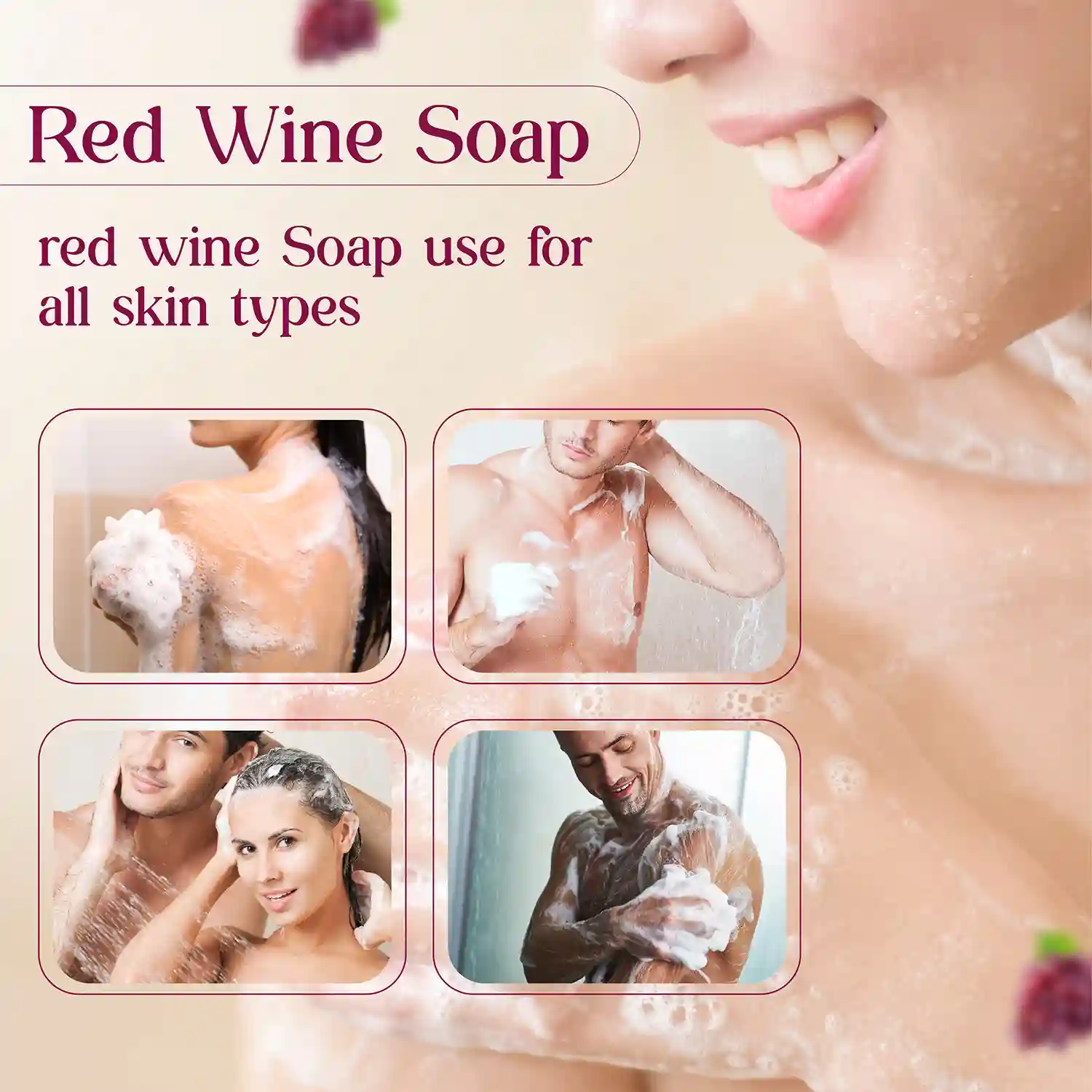 red wine soap for skin whitening